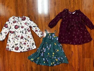 3 Toddler Girls Dresses 2T Old Navy And Cat And Jack  • $12