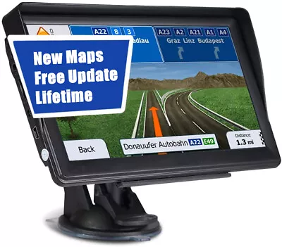 7 Inch Car & Truck GPS 256MB+8GB Navigation System Navigator 98 US Canada Mexico • $44.95