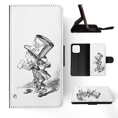 Flip Case For Apple Iphone|alice In Wonderland Mad Hatter #1 • $19.95