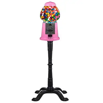 $85.49 • Buy Gumball Machine With Stand - 15-inch Vintage Metal And Glass Candy Dispenser