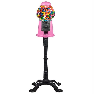 $85.49 • Buy Gumball Machine With Stand - 15-inch Vintage Metal And Glass Candy Dispenser