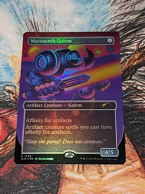 MTG Foil Mycosynth Golem Secret Lair Mycosynthwave • $36.80