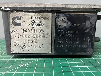 Cummins M11 ECM | Engine Control Module - Used | P/N 3408300 • $1200