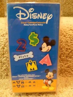 Cricut Cartridge ~ Disney Mickey Font ~ New In Package • $29.99