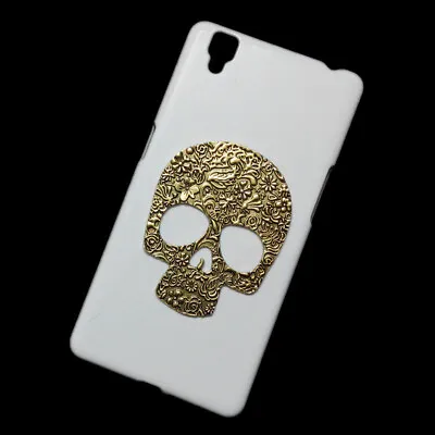 Cover For OPPO R7S 3D Retro Metal Skull Hard Back Protective Case • $9.25