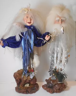 1989 Tanglewood Forest Marci Wolfe Ltd Edition Fantasy Character Dolls Set Of 2 • $99