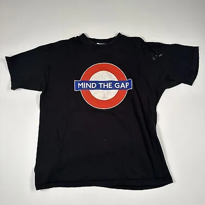 Vintage 90s Mind The Gap Shirt London Underground • $25