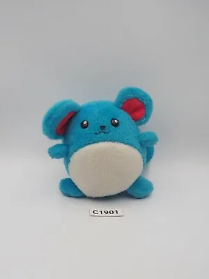 Marill C1901 Pokemon Bandai Friends 1999 Plush 3.5  Stuffed Toy Doll Japan • $12.50