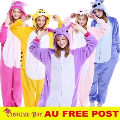 $17.92 • Buy Stitch Adult Kigurumi Animal Cosplay Unisex Pajamas Pyjamas Onesies Costume
