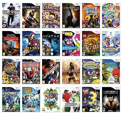 £16.95 • Buy Nintendo Wii Games - Buy One Or Bundle Up - Fast Delivery