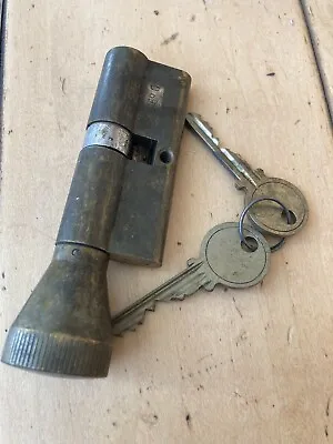 Medeco Lock Cylinder Vintage 2 Keys • $99