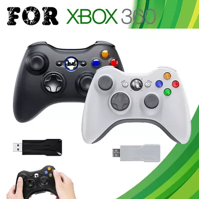 2.4G Wireless Controller For Microsoft XBOX 360 Gamepad Joypad PC Windows 10 11 • $57.99