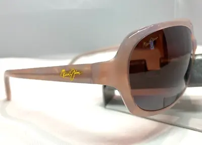 Maui Jim Rainbow Falls Mj 225-09 Pink Pearl Maui Rose Polarized Sunglasses New 9 • $155