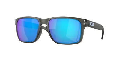 Oakley Holbrook Sunglasses Matt Grey Smoke Prizm Sapphire Polarized Lens • £175