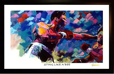 SUPER Sale Muhammad Ali Sting Like A Bee Premium Art Print Was $99.95 Now $39.95 • $39.95
