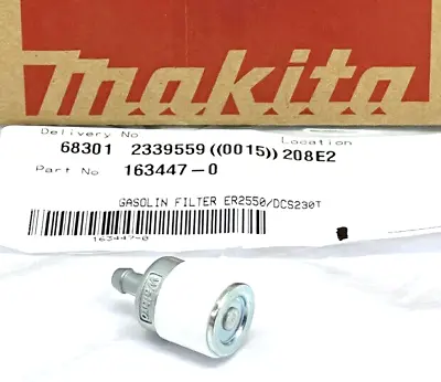 Makita 163447-0 Petrol Filter Fits EBH253L DCS230T DBC260U DBC260L BHX2501 • £5.86
