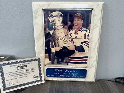 Mark Messier New York Rangers Autographed 8x10 Plaque Photo W/ Steiner COA • $150