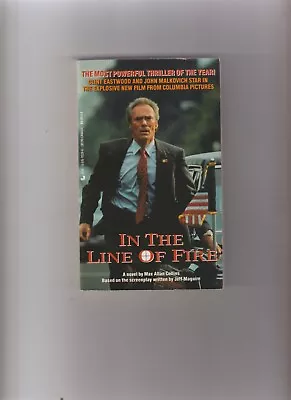 In The Line Of Fire By Max Allan Collins (1993 Paperback) • $4