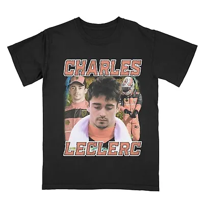 CUSTOM T SHIRT Charles Leclerc Vintage Shirt Bootleg Shirt Formula 1 Racing • £25.06