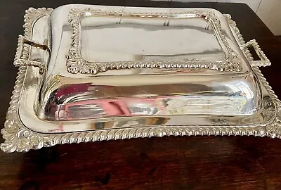 Vintage Silver Plated Lidded Serving Dish  • £16