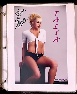 Talia Madison Miss Talia Doll Velvet Sky Signed Autograph Wrestling • $19.99