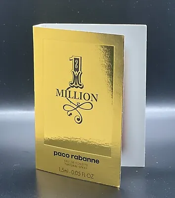 1 Million One Million Paco Rabanne Eau De Toilette  1.5 ML - 0.05 FL OZ Sample • $6.99