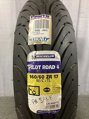 New Michelin Pilot Road 4 160/60 Zr 17 69w Rear Motorcycle Tire Cai 099715 • $176.82