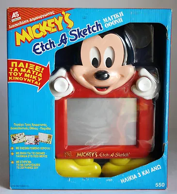 Rare Vintage 1991 Mickey's Etch A Sketch Ohio Art Mickey Mouse New Sealed ! • $49.99