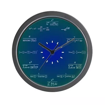 CafePress Math Clock Unique Decorative 10  Wall Clock (1084621087) • $29.99