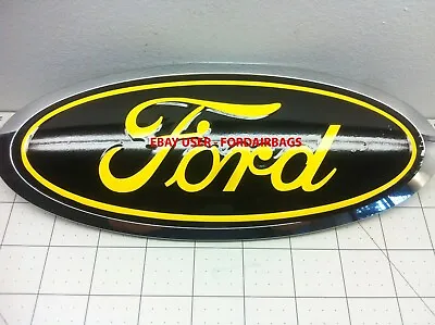 Ford F150 Emblem Overlay Decal 2015 2016 2017 2018 2019 2020              YELLOW • $23