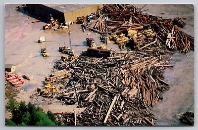 Logging Trucks After Mount St Helens Eruption And Mudflows C1980 Postcard N590 • $7.80