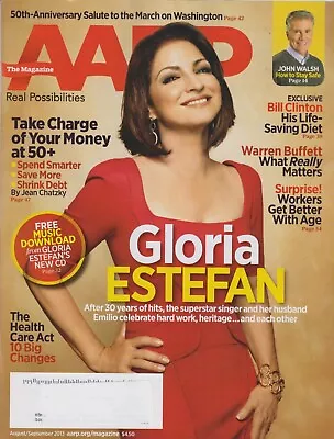AARP August September 2013 Gloria Estefan Take Charge Of Your Money At 50+ Bil • $7.96