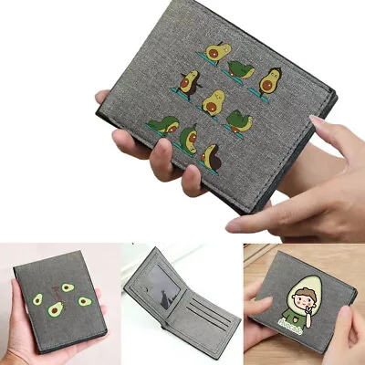 Coin ID Short Wallet Canvas Open Purse Multiple Card Slots Clutch Bag Wallet UK • £5.84