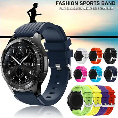 22mm Silicone Watch Band Strap For SAMSUNG GALAXY Watch 3 45mm / 46mm / Gear S3 • $11.99