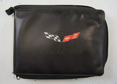 $95 • Buy 1997 97 Chevy Corvette C5 Owners Manual W/Leather Case & Warranty Manual Used