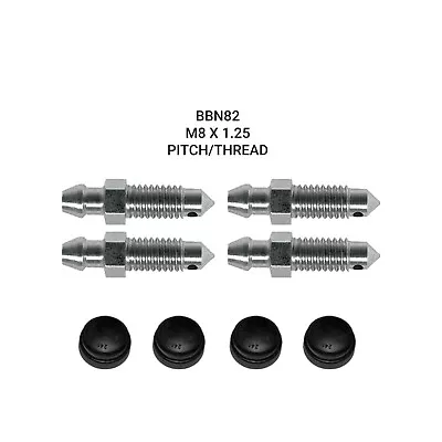 Front & Rear Fits: Bmw M5 E39 96-03 Brake Caliper Bleed Nipples Screws Nip1012j • $7.41