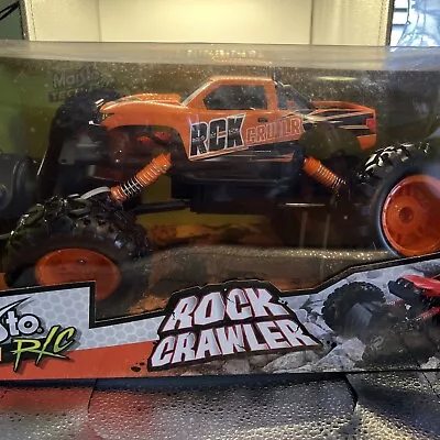 Maisto Tech 27 Tri-channel MHz R/C Rock Crawler Orange 4X4 Off Road - NIB • $24.99