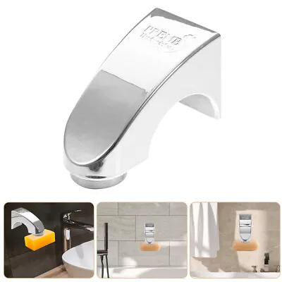 Electroplate Magnetic Soap Holder Suspension Soap Holder Quick-to-dry Soap Rack • £10.18