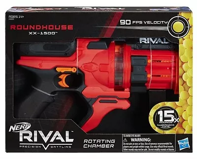 Nerf Rival Blaster ROUNDHOUSE XX-1500 Red Blaster + 15 Rounds IN STOCK FAST POST • $69.95