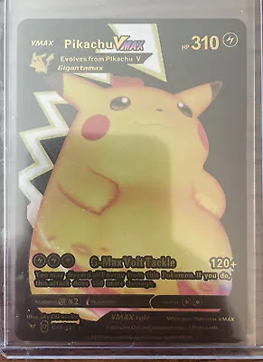 $0.74 • Buy Pokemon Fan Art Pikachu VMAX 044/185 - 310HP Black Foil Card NM