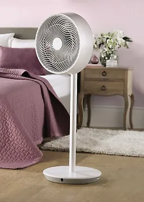 £99.95 • Buy Virtually Silent 8 Speed Oscillating Tilting Pedestal Fan Home Office Cooling