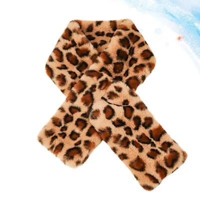  Rabbit Scarf Leopard Print Scarves Electro-thermal Fashion Women Unique • £6.35