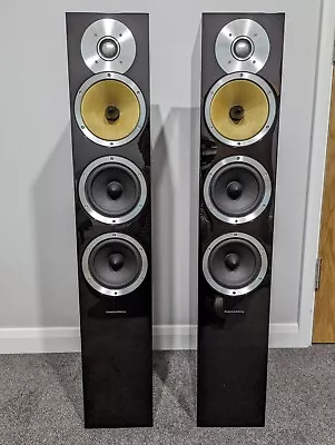 Bowers And Wilkins CM8 Floor Standing Speakers Gloss Black - Fantastic Condition • £235