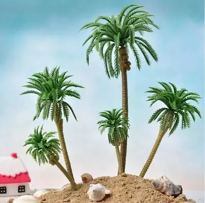 Miniature Dollhouse Fairy Garden Set Of 5 Palm Trees - Buy 3 Save $5 • $7.55