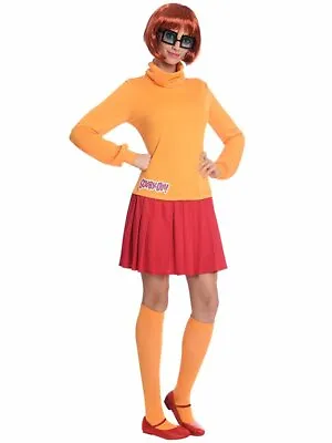 Amscan Velma From Scooby Doo Ladies Fancy Dress Costume Size 14-16 • £43.99