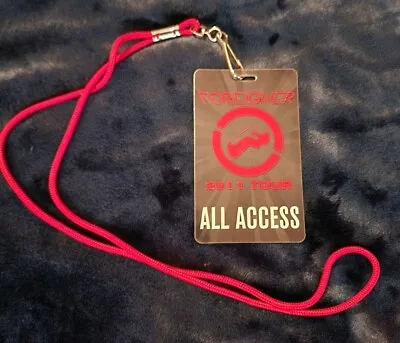 Foreigner 2011 All Access Backstage Pass Lanyard Included  • $14.99