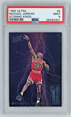 MICHAEL JORDAN 1993 Fleer Ultra Scoring Kings #5 PSA 9 Mint • $2900