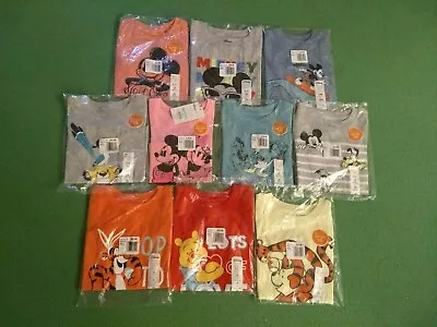 New Baby Boys Girls 12/18/24 Month Disney T-shirts Mickey Minnie Pooh Lion King • $8