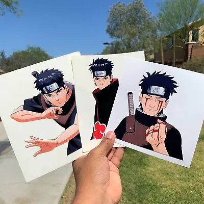 Shisui Uchiha Itachi Uchiha Sasuke Madara Sharingan Mangekyo Peeker Anime Decal • $7