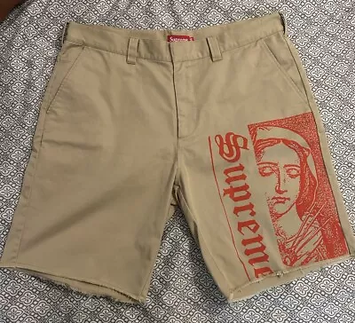 Supreme SS20 • Mary Work Shorts • Khaki Size 36 • Pre Owned • $210